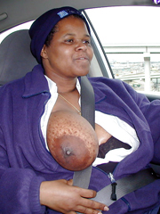 Black fat woman with a magnificent..